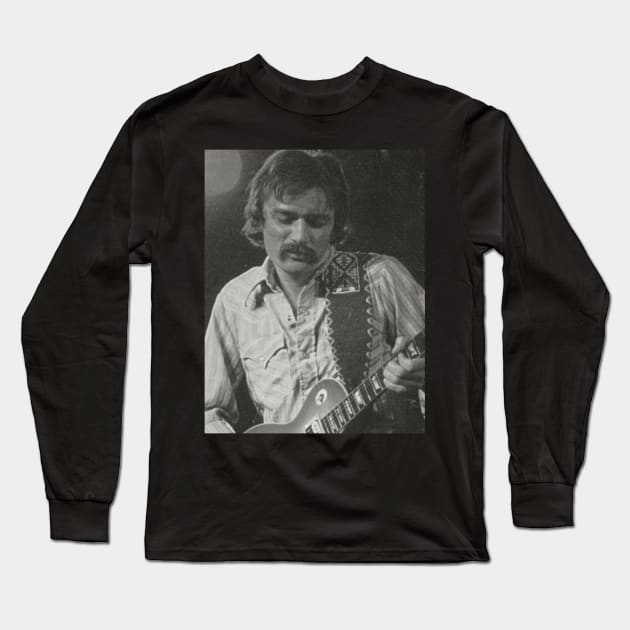 Dickey Betts Long Sleeve T-Shirt by chelinbroga